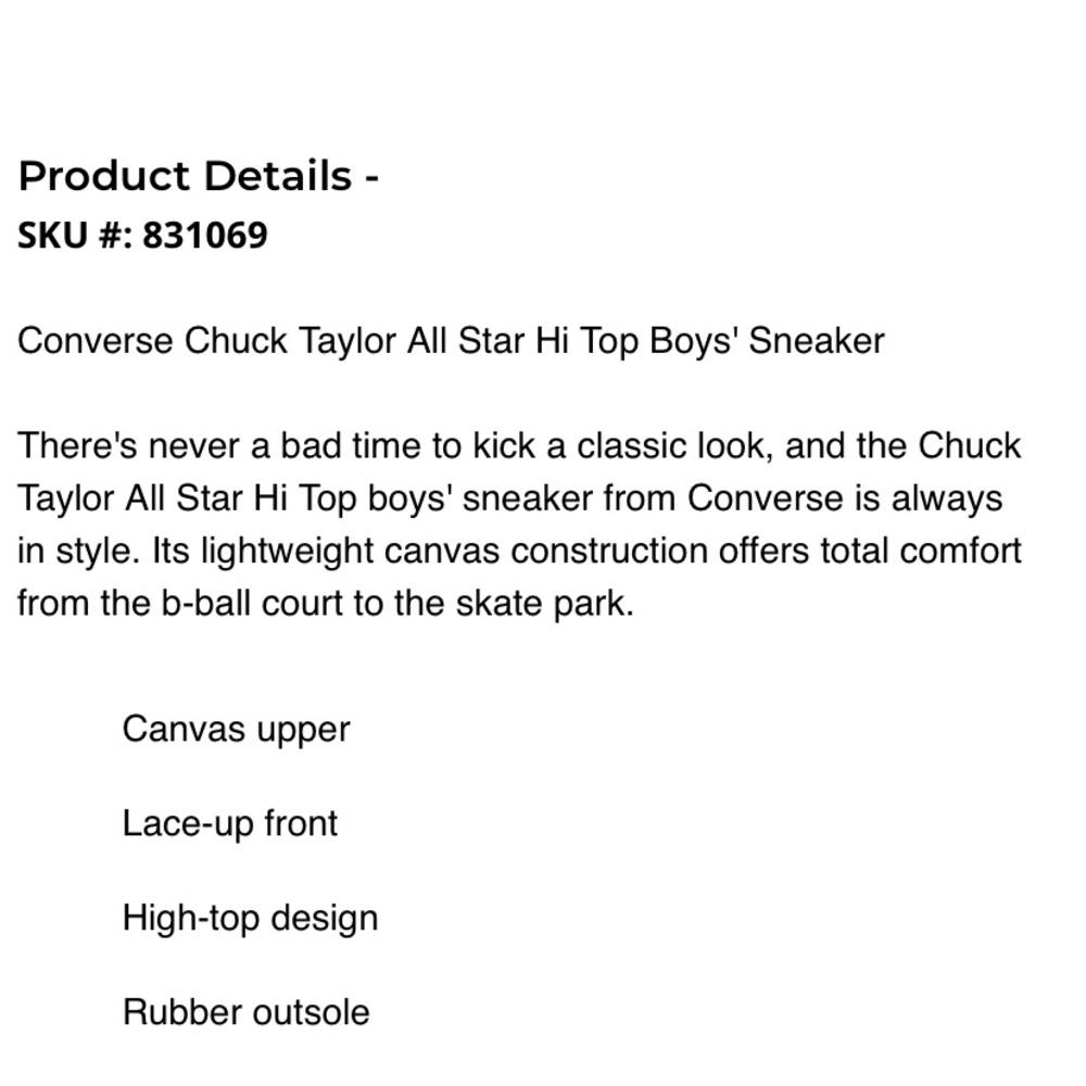 ‼️FIRM‼️ nib size 12 converse Chuck Taylor American flag stars stripes hi tops - Picture 8 of 8